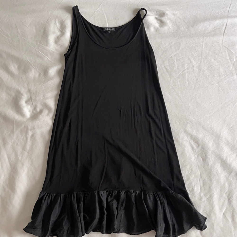 Eileen fisher XS black slip dress